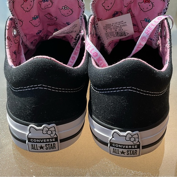 Converse Hello Kitty Chuck Taylor All Star Madison 564630C Black.New! Women’s 9. - Picture 8 of 12